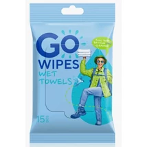 Go Wipes Nedves törlőkendő 15lap AKTÍV ÉLETMÓDHOZ (KEMPINGEZÉS) (035)