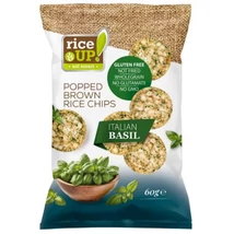 RICE UP Chips 60g OLASZ BAZSALIKOM ÍZŰ