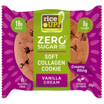 RICE UP ZERO Kollagén, Protein keksz 60g VANÍLIA ÍZZEL