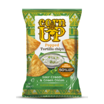 Corn Up Tortilla chips 60g Hagymás tejfölös ízű
