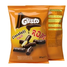 GUSTO Pufuleti 50g Kukoricapehely Extrudált MÁRTOTT RUMOS