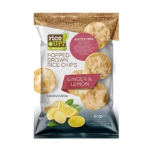RICE UP Chips 60g GYÖMBÉR-CITROM ÍZŰ