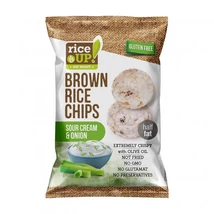 RICE UP Chips 60g HAGYMÁS TEJFÖLÖS
