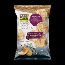 RICE UP Chips 60g GORGONZOLA SAJT ÉS KÖRTE ÍZŰ