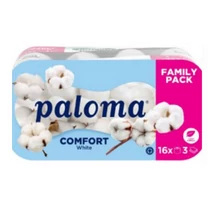 PALOMA EÜ.papír 16tek. 3rétegű 134lap COMFORT WHITE