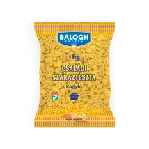 Balogh Családi Tészta 1kg TOJÁS NÉLKÜLI KAGYLÓ