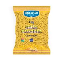 Balogh Családi Tészta 1kg TOJÁS NÉLKÜLI COPFOCSKA