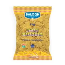 Balogh Családi Tészta 1kg TOJÁS NÉLKÜLI FODROS NAGYKOCKA