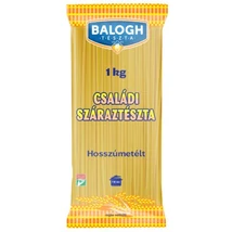 Balogh Családi Tészta 1kg TOJÁS NÉLKÜLI HOSSZÚMETÉLT