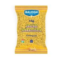 Balogh Családi Tészta 1kg TOJÁS NÉLKÜLI KIS KAGYLÓ