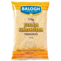 Balogh Családi Tészta 1kg TOJÁS NÉLKÜLI GÉPI TARHONYA