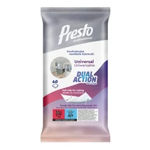 Presto Törlőkendő 40db DUAL ACTION UNIVERZÁLIS (319)