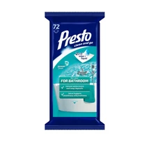 Presto Törlőkendő 72db FÜRDŐSZOBAI (514)