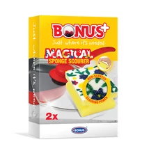 BONUS Mosogatószivacs 2db-os FORMÁZOTT MAGICAL MINTÁS ( B476 )