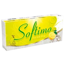 SOFTIMO Papírzsebkendő 3rétegű 100db CITROM
