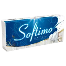 SOFTIMO Papírzsebkendő 3rétegű 100db NATÚR 