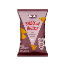 FOODY Chips Hummusz 60g BARBECUE FŰSZERES ÍZŰ