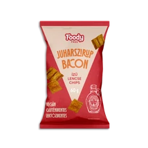 FOODY Chips Lencse 60g JUHARSZIRUP BACON ÍZŰ
