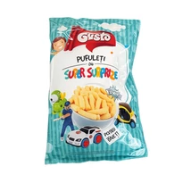 GUSTO Pufuleti Surprise 85g Kukoricapehely Extrudált SÓS + JÁTÉK FIÚS
