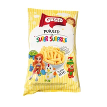 GUSTO Pufuleti Surprise 85g Kukoricapehely Extrudált SÓS + JÁTÉK LÁNYOS