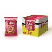 GUSTO Pufuleti 80g Kukoricapehely Extrudált MÁLNA ÍZŰ-PINK (720/751)