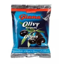 GIANA Olívabogyó 180g FEKETE MAGOZOTT