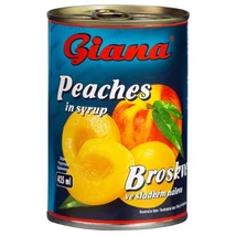 GIANA Befőtt Őszibarack 425ml/410g
