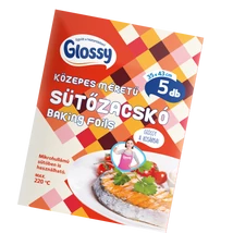 GLOSSY Sütőzacskó 12mikron 35x43cm 5db-os STEAKES