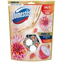 DOMESTOS Aroma Lux Wc frissítő blokk 4x55g DAHLIA FLOWER&DRAGON FRUIT