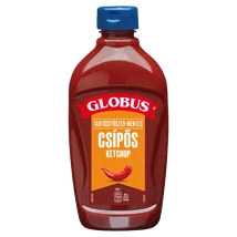 GLOBUS Ketchup 470g CSÍPŐS FLAKONOS