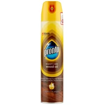 PRONTO Expert Care Bútorápoló 250ml AEROSZOL WOOD OIL AMBER&ARGAN