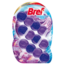 BREF Brilliant Wc frissítő 3x42g GÉL MAGIC BREEZE (PURPLE)