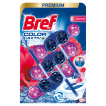 BREF Color Aktiv Wc frissítő 3x50g FRESH FLOWER