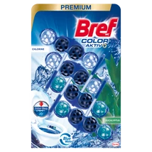 BREF 4x50g Color Aktiv Wc frissítő CHLORINE-EUCALYPTUS