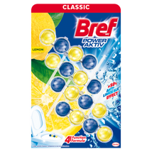 BREF Power Aktiv Wc frissítő 4x50g JUICY LEMON