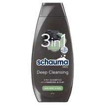 Schauma Sampon 400ml FÉRFI MÉLYTISZTÍTÓ SZÉNNEL AGYAGGAL