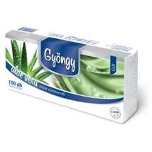 Gyöngy Papírzsebkendő 3rétegű 100db ALOE VERA