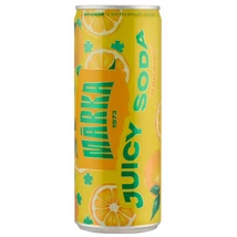 MÁRKA Juicy Soda DRS! Üditő 250ml SZÉNSAVAS NARANCS