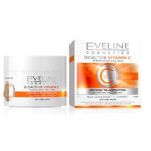 Eveline Arckrém 50ml BIOACTIVE C VITAMIN TARTALMÚ BŐRMEGÚJÍTÓ NAPPALI/ÉJSZAKAI (750)