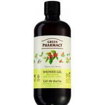 GREEN Pharmacy Tusfürdő 500ml SHEA VAJ ÉS ZÖLDKÁVÉ KIVONAT