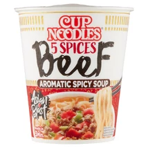 NISSIN CUP NOODLES Instant tésztaleves 64g MARHA (BEEF)