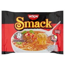 NISSIN SMACK Instant tésztaleves 100g CSIPŐS MARHA (Piros-Zacskós)