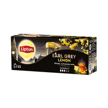 Lipton Fekete Tea filteres 25x2g EARL GREY LEMON