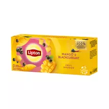 Lipton Gyümölcs Tea filteres 20x1,7g MANGO-BLACKCURRANT