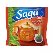 Saga Fekete Tea filteres 40x1,4g 