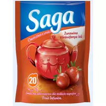 Saga Gyümölcs Tea filteres 20x1,7g CRANBERRIES