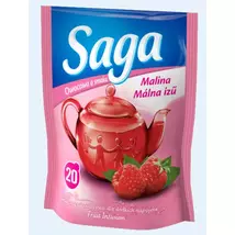 Saga Gyümölcs Tea filteres 20x1,7g RASPBERRY