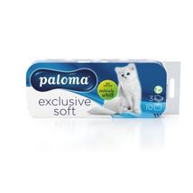 PALOMA Eü.papír 10tek. 3rétegű FEHÉR EXCLUSIVE SOFT