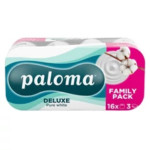 PALOMA Eü.papír 16tek. 3rétegű 131lap DELUXE PURE WHITE