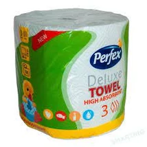 PERFEX Papírtörlő 1tek. 3rétegű 150lap JUMBO BONI (zöld)